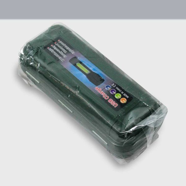 TaffLED Albinaly Senter LED USB Rechargeable Q5 + COB 2300 Lumens - 1517