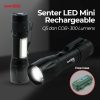 taffled-senter-led-mini-rechargeable-q5-dan-cob-300-lumens-7098 TaffLED Senter LED Mini Battery Rechargeable Q5 + COB 300 Lumens