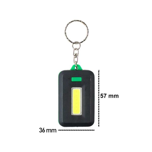 TaffLED Senter LED Model Kunci Mobil COB 450 Lumens - ZK20 - Green