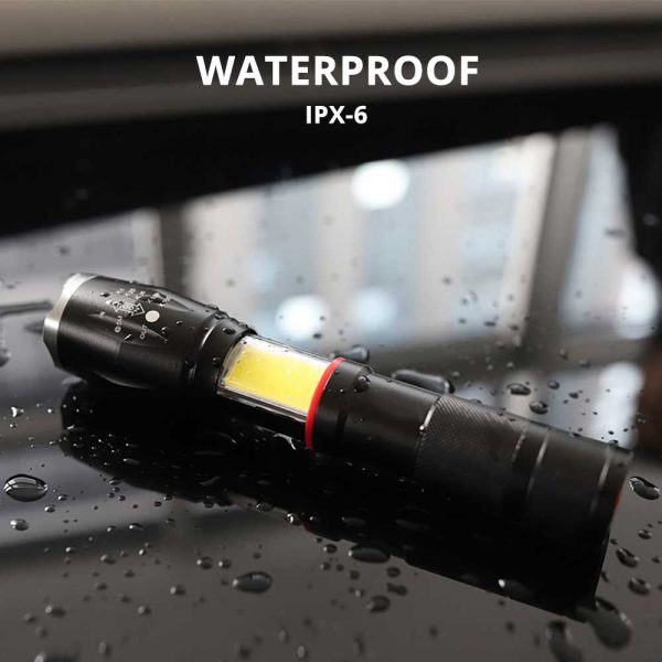 TaffLED Senter LED Torch Cree XM-L T6 8000 Lumens - E17 COB