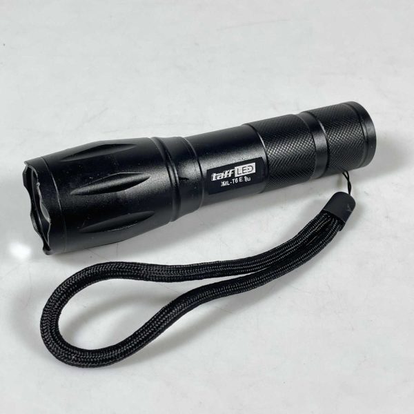 TaffLED Senter LED Tactical USB Rechargable Flashlight Zoomable XML-T6 10000 Lumens - E18u