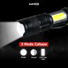 TaffLED Senter LED 3800 Lumens Waaterproof Zoomable Pocketman P1 COB