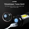 TaffLED Senter LED 3800 Lumens Waaterproof Zoomable Pocketman P1 COB