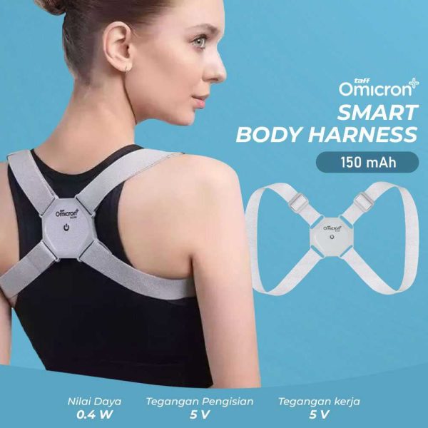 TaffOmicron Smart Body Harness Tali Korektor Postur Punggung - BC200
