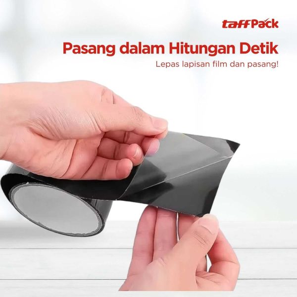 TaffPACK Lakban Khusus Anti Bocor Anti Leak 10 x 152 cm - 51DB - Black