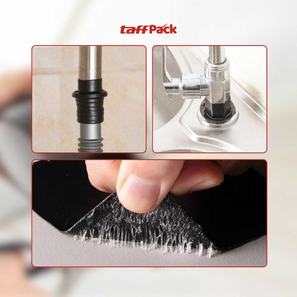 TaffPACK Lakban Khusus Anti Bocor Anti Leak 10 x 152 cm - 51DB - Black
