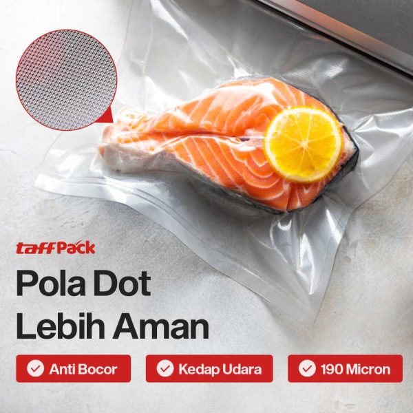 TaffPACK Kantong Plastik Vacuum Sealer Storage Bag 1 Roll - HK-07