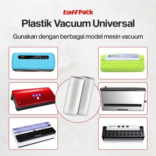 TaffPACK Kantong Plastik Vacuum Sealer Storage Bag 1 Roll - HK-07