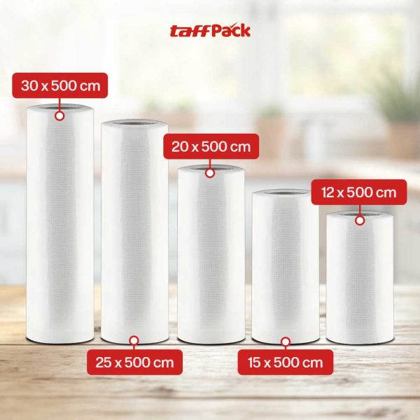 TaffPACK Kantong Plastik Vacuum Sealer Storage Bag 1 Roll - HK-07