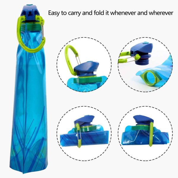 TaffSPORT Botol Minum Lipat Camping Hiking Drinking Bottle 700ml - S29