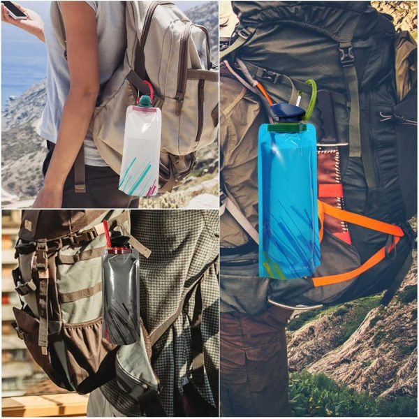 TaffSPORT Botol Minum Lipat Camping Hiking Drinking Bottle 700ml - S29