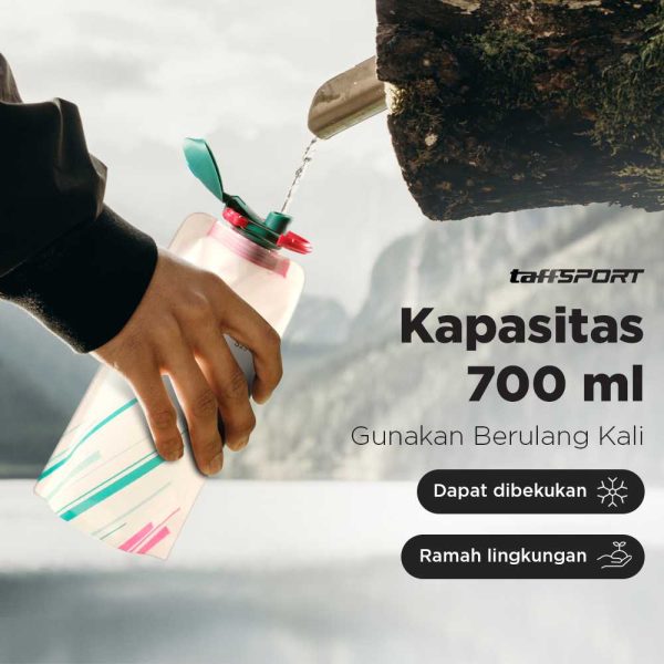 TaffSPORT Botol Minum Lipat Camping Hiking Drinking Bottle 700ml - S29