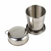 TaffSPORT Gantungan Kunci Gelas Lipat Camping Folded Cup