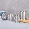 TaffSPORT Gantungan Kunci Gelas Lipat Camping Folded Cup