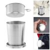 TaffSPORT Gantungan Kunci Gelas Lipat Camping Folded Cup