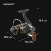 TaffSPORT Reel Pancing Spinning Fishing 5.2:1 BB 13 - BK2000