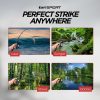 TaffSPORT Joran Pancing Antena Portable Telescopic Fishing Rod Pole Carbon Fiber 2.7M - C562L - Black