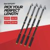 TaffSPORT Joran Pancing Antena Portable Telescopic Fishing Rod Pole Carbon Fiber 2.7M - C562L - Black