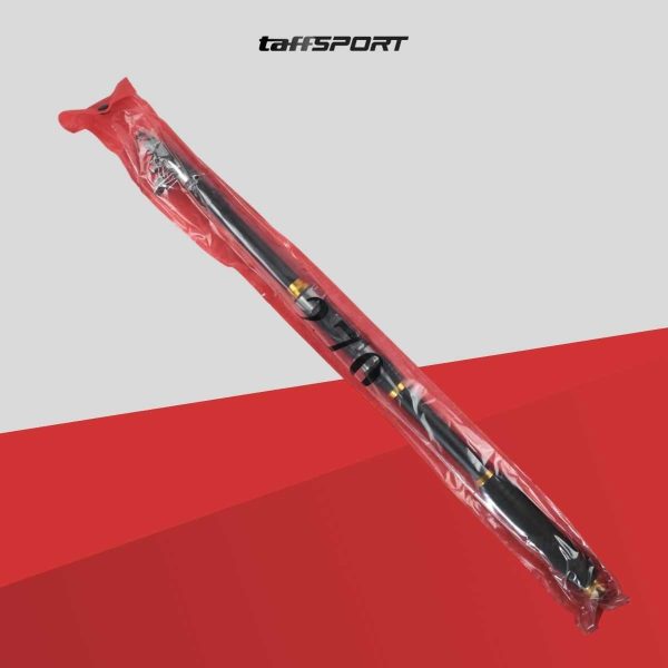 TaffSPORT Joran Pancing Antena Portable Telescopic Fishing Rod Pole Carbon Fiber 2.7M - C562L - Black