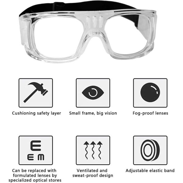 TaffSPORT Kacamata Olahraga Sport Frame Glasses - Hitam