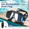 TaffSPORT Kacamata Renang Polarizing Anti Fog UV Protection - GOG-3610 - Black