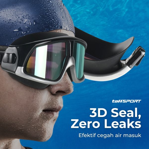 TaffSPORT Kacamata Renang Polarizing Anti Fog UV Protection - GOG-3610 - Black