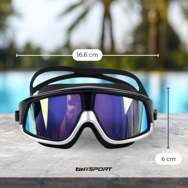 TaffSPORT Kacamata Renang Polarizing Anti Fog UV Protection - GOG-3610 - Black