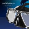TaffSPORT Kacamata Selam Scuba Diving Snorkeling - M22 Black