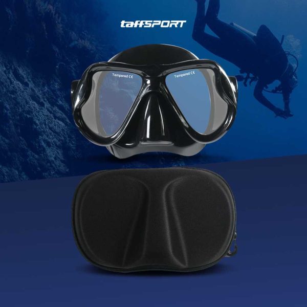 TaffSPORT Kacamata Selam Scuba Diving Snorkeling - M22 Black