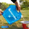 TaffSPORT Kantong Air Minum Portable Camping Water Storage 10L Blue