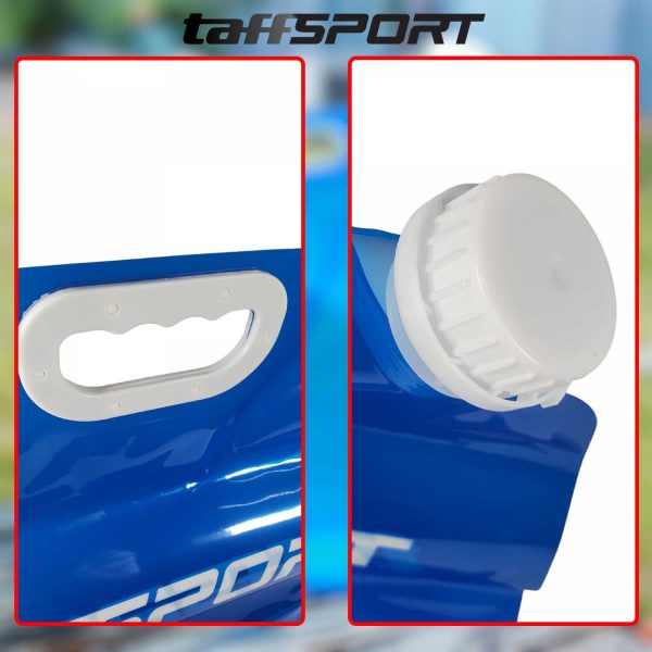 TaffSPORT Kantong Air Minum Portable Camping Water Storage 10L Blue