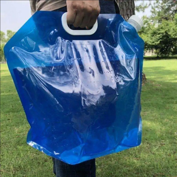 TaffSPORT Kantong Air Minum Portable Camping Water Storage 10L Blue