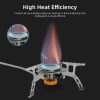 TaffSPORT Kompor Gas Lipat Portabel Camping Stove - WSS-201 - Silver