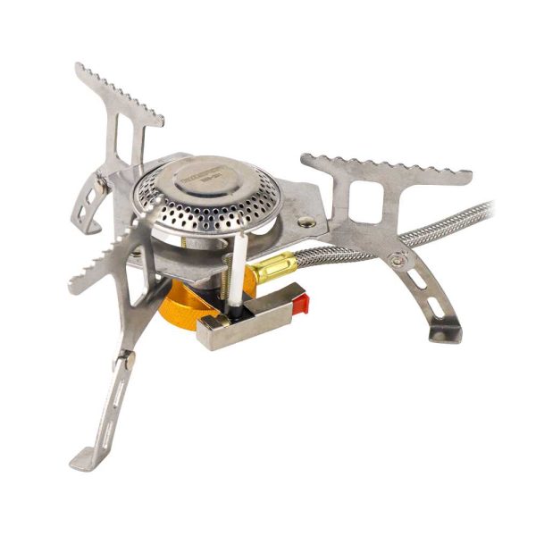 TaffSPORT Kompor Gas Lipat Portabel Camping Stove - WSS-201 - Silver