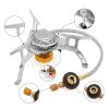 TaffSPORT Kompor Gas Lipat Portabel Camping Stove - WSS-201 - Silver