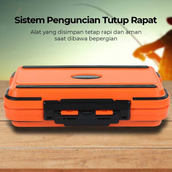TaffSPORT Kotak Perkakas Kail Pancing Tackle Box Waterproof L - DY029