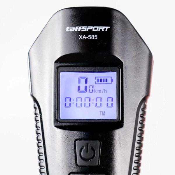 TaffSPORT Lampu Klakson Sepeda LCD Screen Waterproof + Speedometer