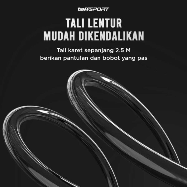 TaffSPORT Lompat Tali Skipping Speed Jump Rope Sports Weight Exercise - JR05