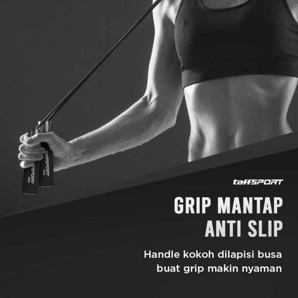 TaffSPORT Lompat Tali Skipping Speed Jump Rope Sports Weight Exercise - JR05