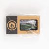 TaffSPORT Outdoor Survival Magnesium Flint Stone with Whistle - JD1422 - Black