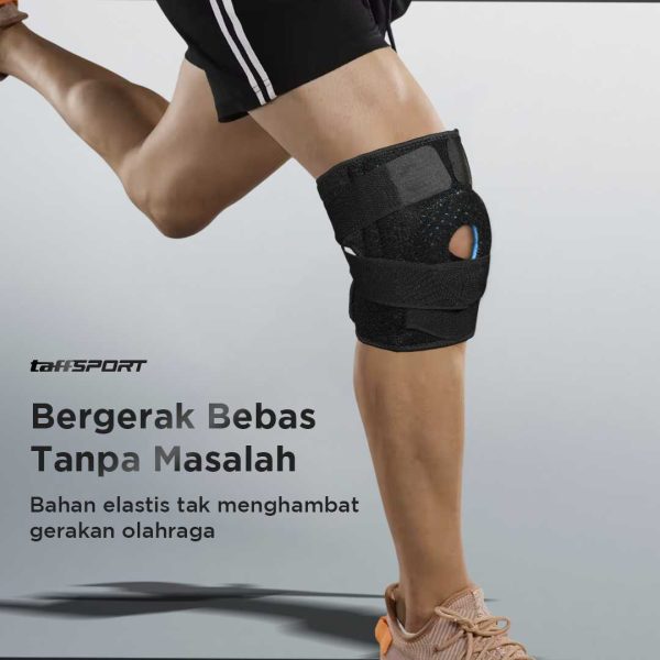 TaffSPORT Pelindung Lutut Olahraga Knee Support Fitness