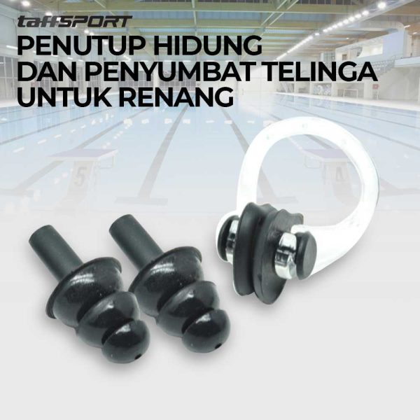 TaffSPORT Penutup Hidung dan Penyumbat Telinga untuk Renang - WFW051