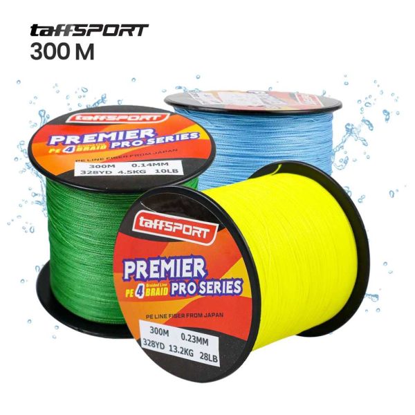 TaffSPORT Premier Pro Series Benang Pancing Braided 300M