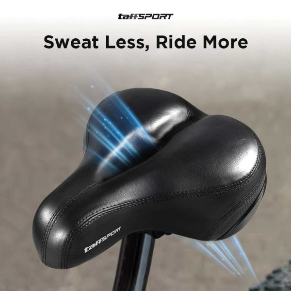 TaffSPORT Sadel Sepeda Shock Absorber Big Butt - NE1017 - Black