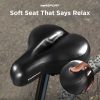 TaffSPORT Sadel Sepeda Shock Absorber Big Butt - NE1017 - Black