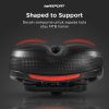 TaffSPORT Sadel Sepeda Shock Absorber Big Butt - NE1017 - Black