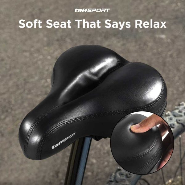 TaffSPORT Sadel Sepeda Shock Absorber Big Butt - NE1017 - Black
