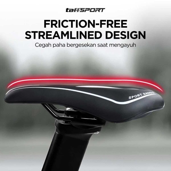 TaffSPORT Sadel Sepeda Sport MTB - YF-1034 - Black
