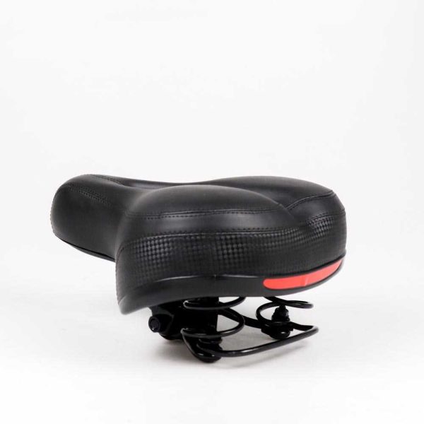 TaffSPORT Sadel Sepeda Spring Absorber Reflective Big Butt - NE1119