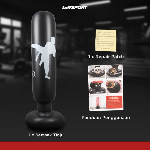 TaffSPORT Samsak Tinju Pompa Inflatable Boxing Training Target - VK160